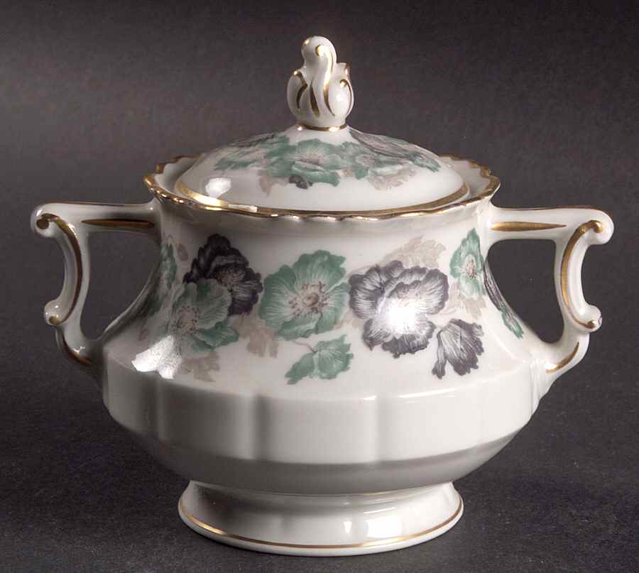Beauvais (France) Sugar Bowl & Lid by Haviland-1