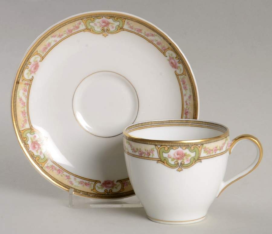 Belfort Flat Demitasse Cup & Saucer Set by Haviland-1