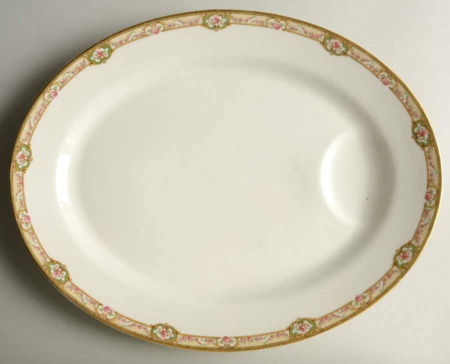 Belfort 16" Oval Serving Platter by Haviland-1