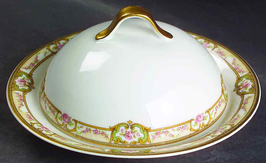 Belfort Round Covered Butter by Haviland-1