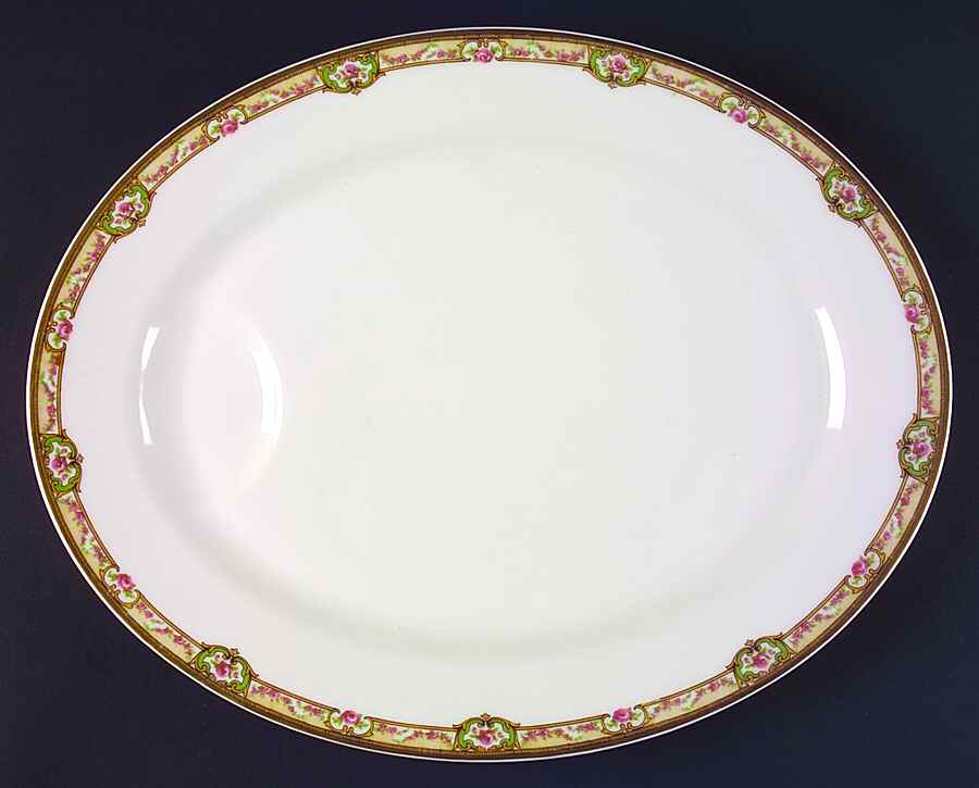 Belfort 15" Oval Serving Platter by Haviland-1