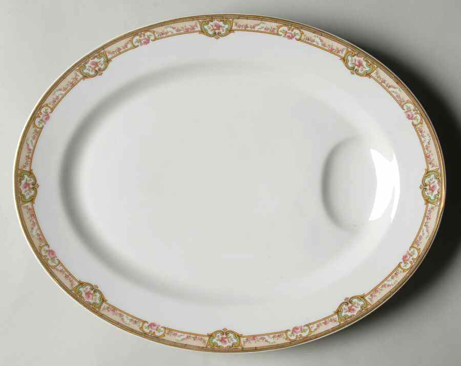 Belfort 13" Oval Serving Platter by Haviland-1