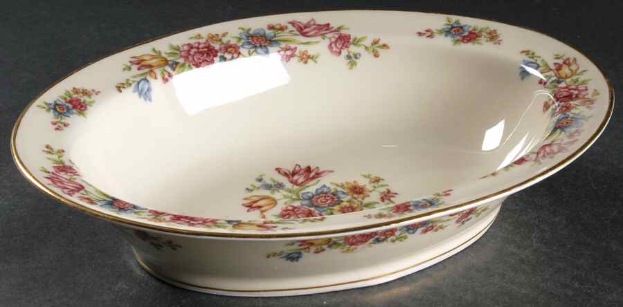 Belvedere 9" Oval Vegetable Bowl by Haviland-1