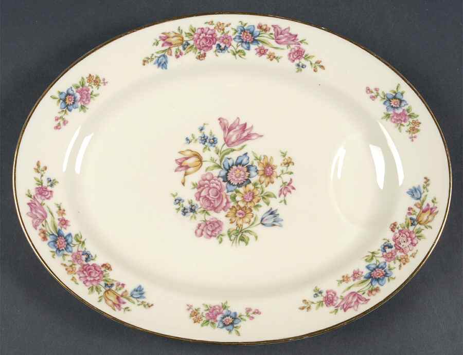 Belvedere 11" Oval Serving Platter by Haviland-1
