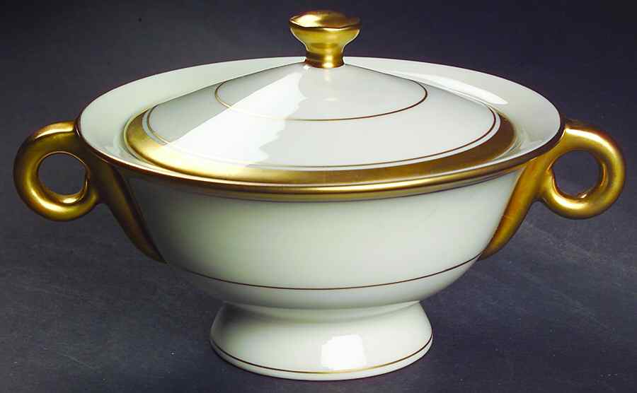 Berkeley Sugar Bowl & Lid by Haviland-1