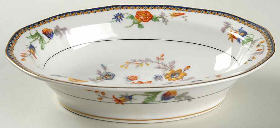 Bergerac 9" Oval Vegetable Bowl by Haviland-1