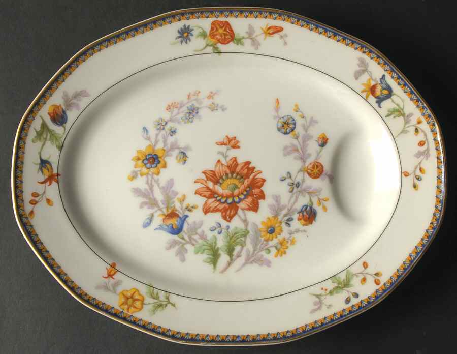Bergerac 11" Oval Serving Platter by Haviland-1