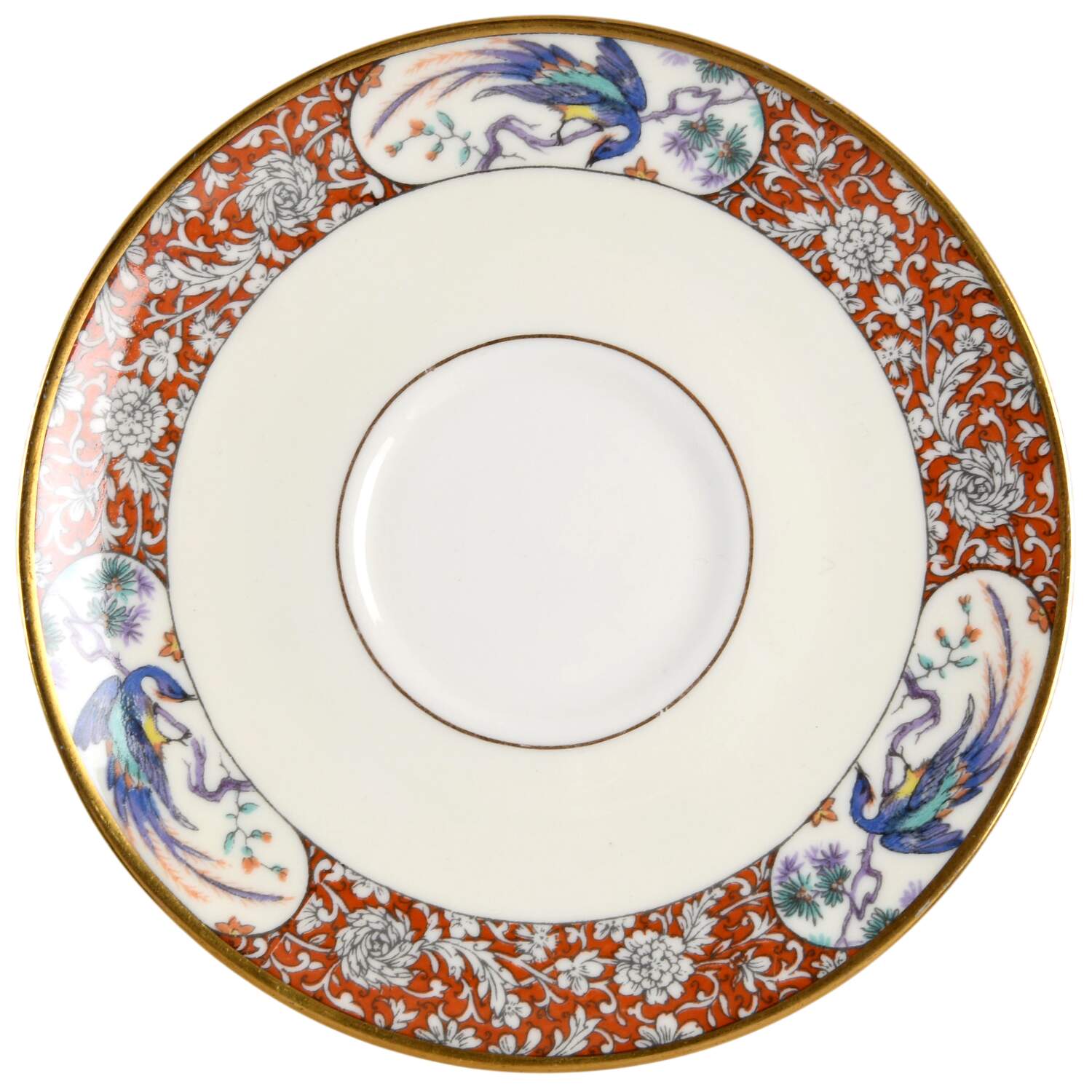 Bird of India Saucer by Haviland-1