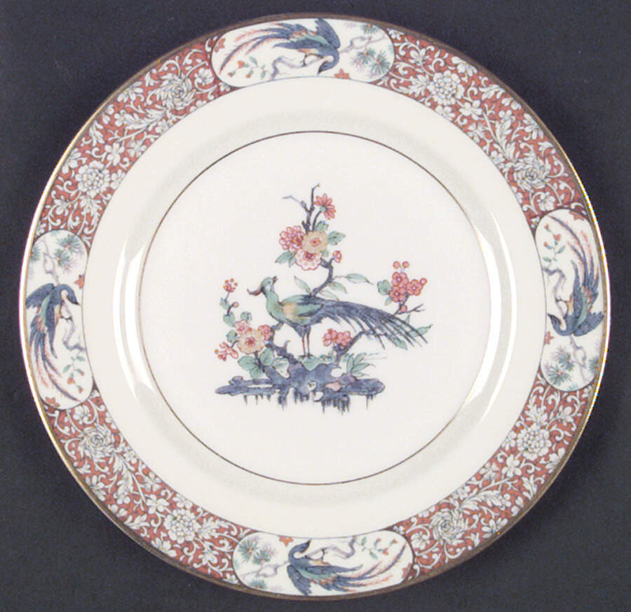 Bird of India Salad Plate by Haviland-1