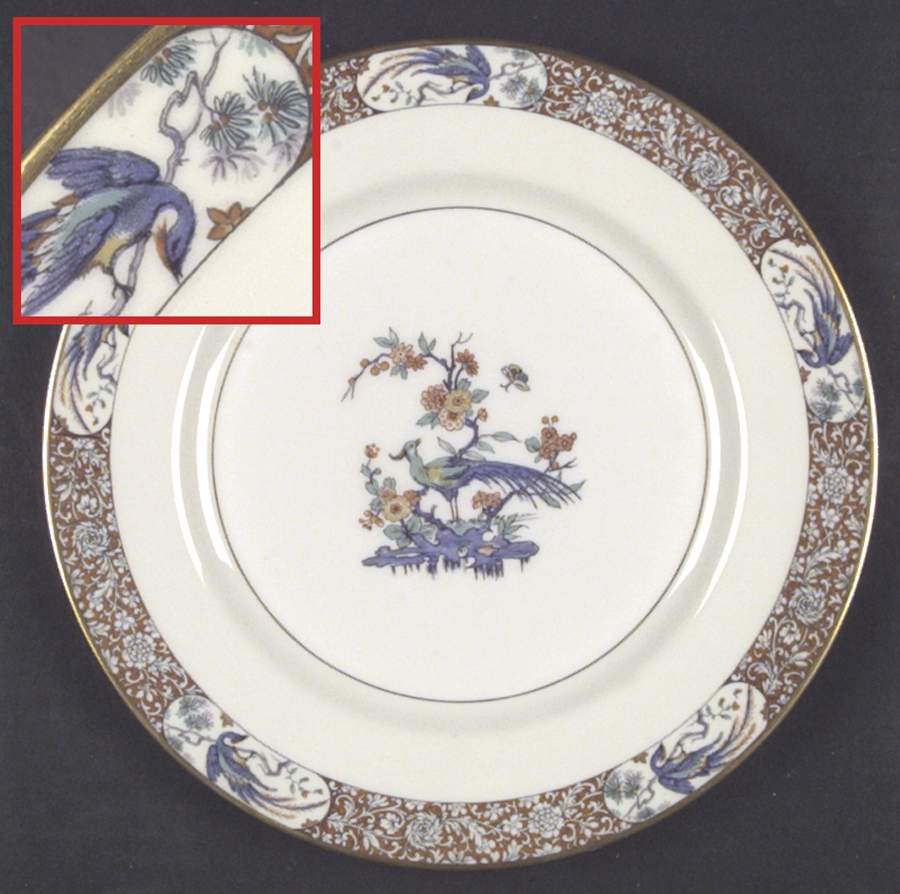 Bird of India Dinner Plate by Haviland-1