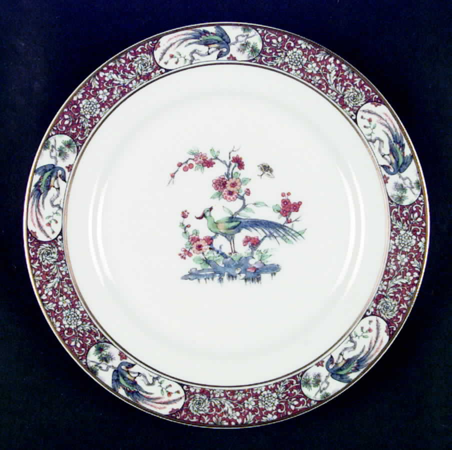 Bird of India Luncheon Plate by Haviland-1