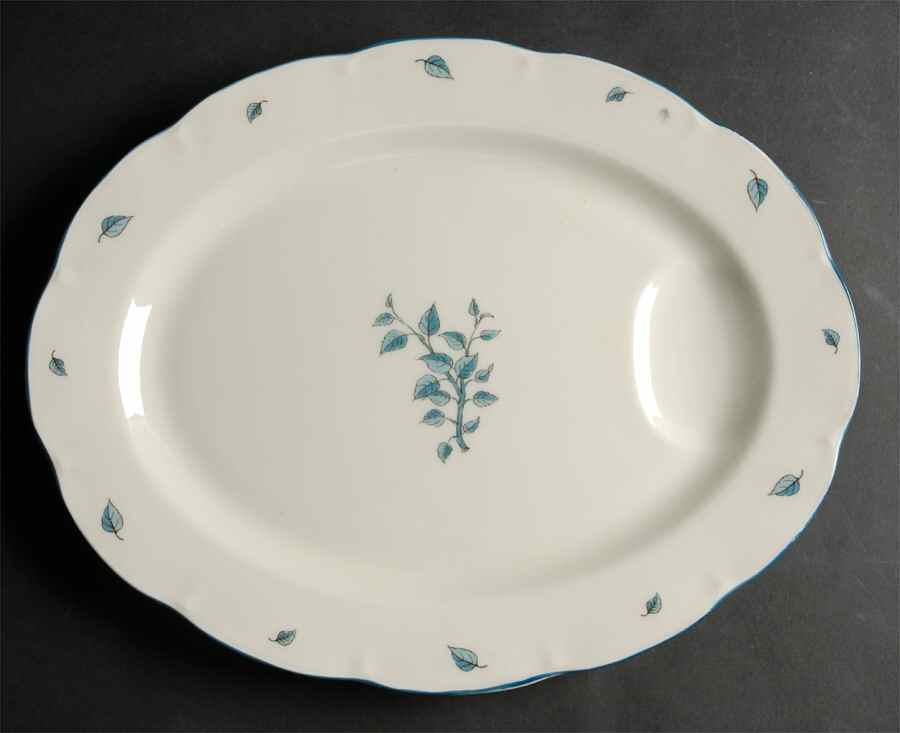 Birchmere 13" Oval Serving Platter by Haviland-1