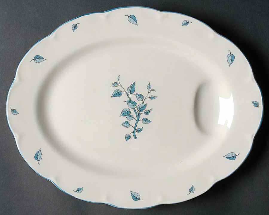 Birchmere 11" Oval Serving Platter by Haviland-1