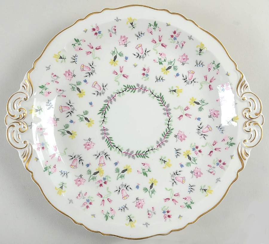 Blue Bell 13" Chop Plate (Round Platter) by Haviland-1