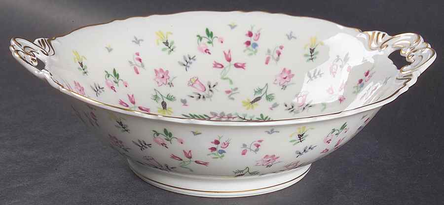 Blue Bell 10" Round Vegetable Bowl by Haviland-1