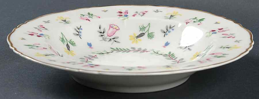 Blue Bell Rim Soup Bowl by Haviland-1