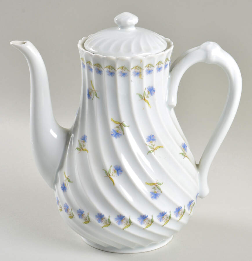 Bleuets Coffee Pot & Lid by Haviland-1