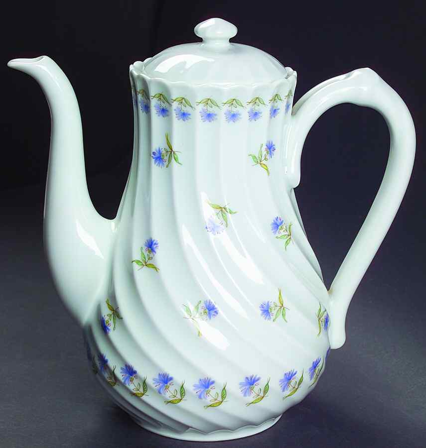 Bleuets Small Coffee Pot & Lid by Haviland-1