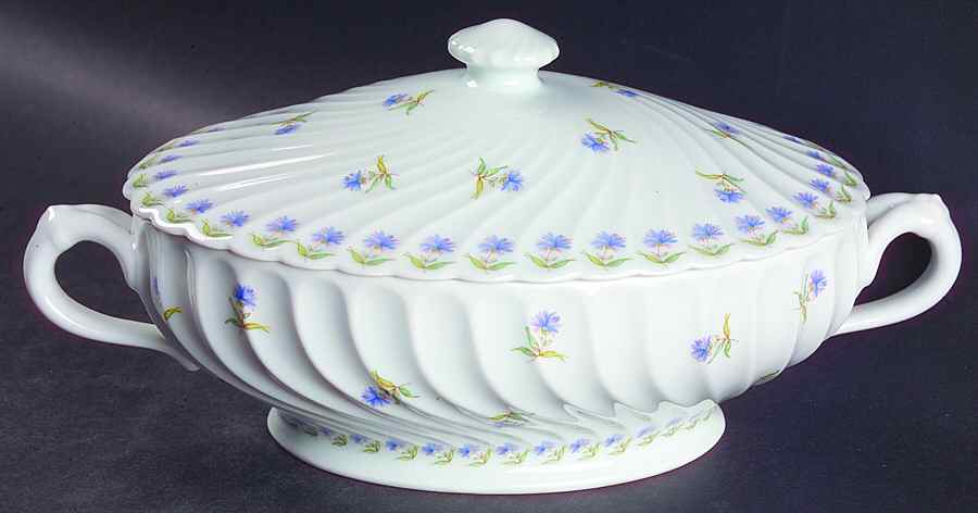Bleuets Oval Covered Vegetable by Haviland-1
