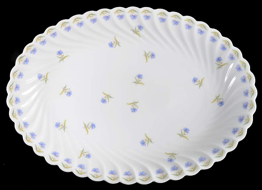 Bleuets 14" Oval Serving Platter by Haviland-1