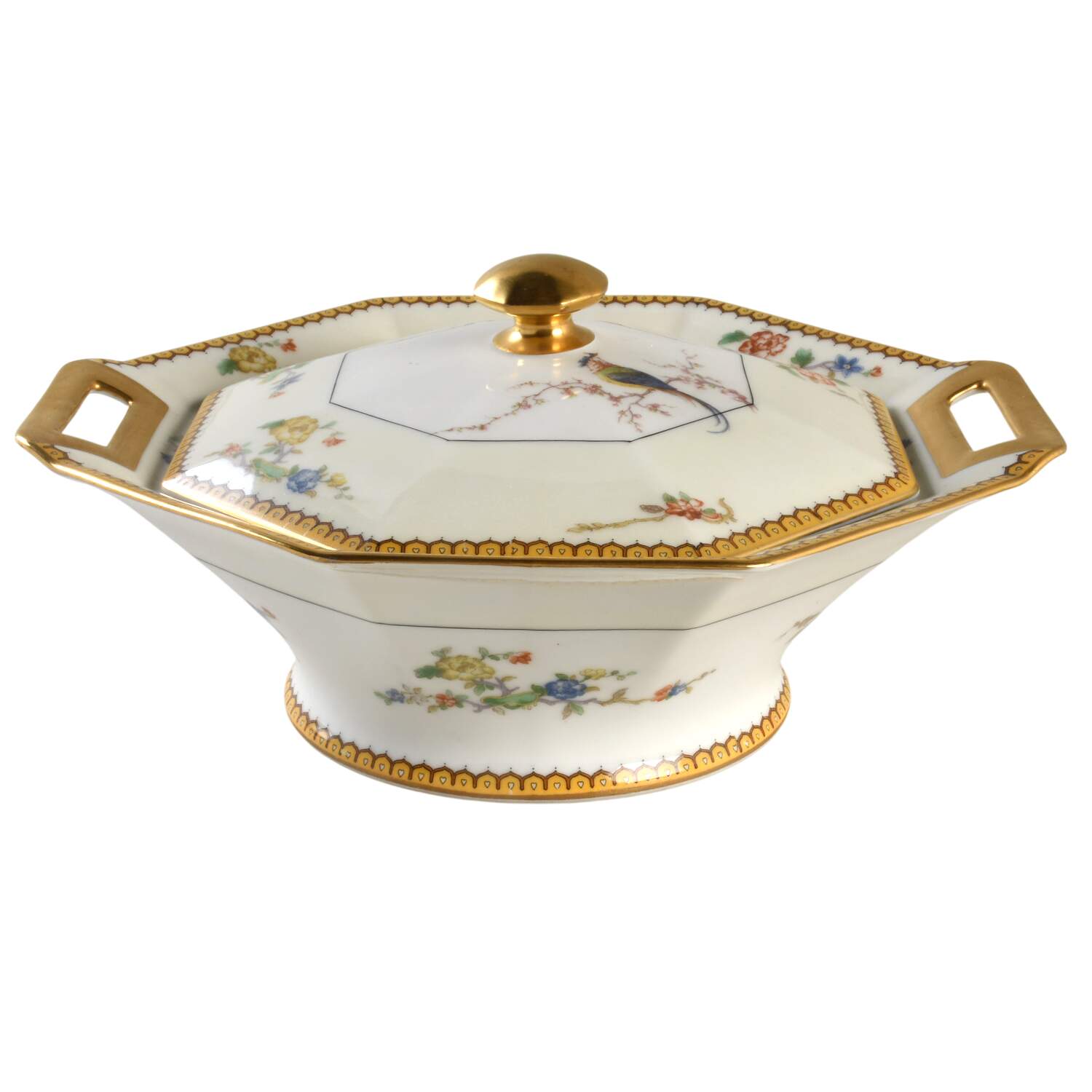 Blois Octagonal Covered Vegetable by Haviland-1