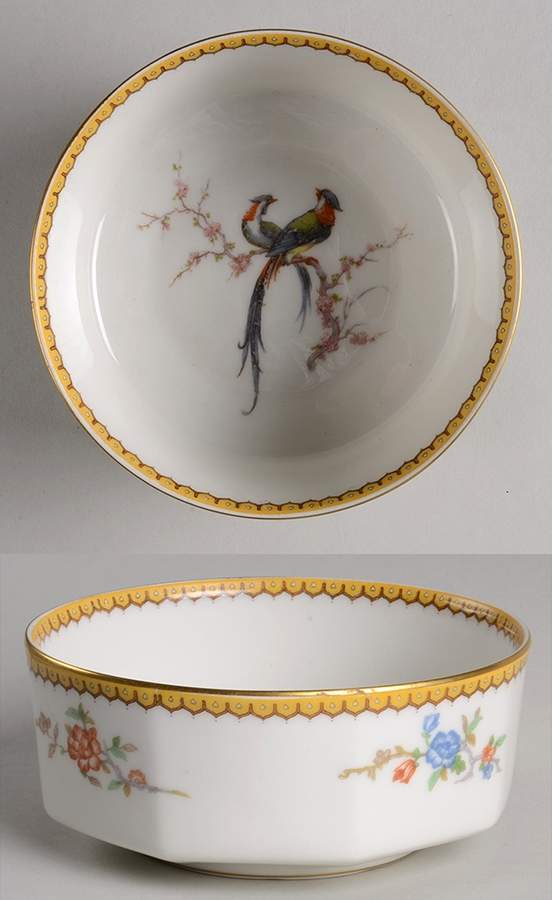 Blois Cranberry Bowl by Haviland-1