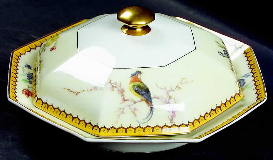 Blois Round Covered Butter by Haviland-1
