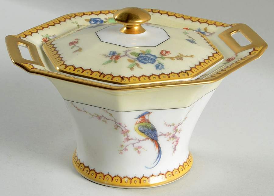 Blois Sugar Bowl & Lid by Haviland-1