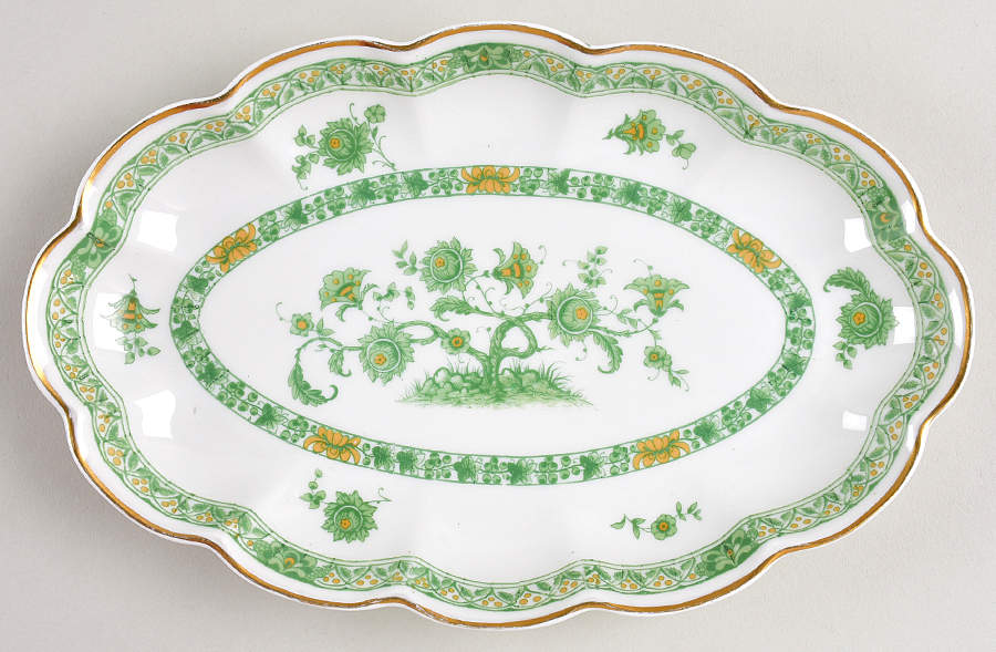 Bonneval (White, Isle De France Shape) Relish by Haviland-1