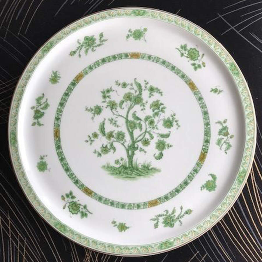 Bonneval (White, Isle De France Shape) 12' Round Tray by Haviland-1