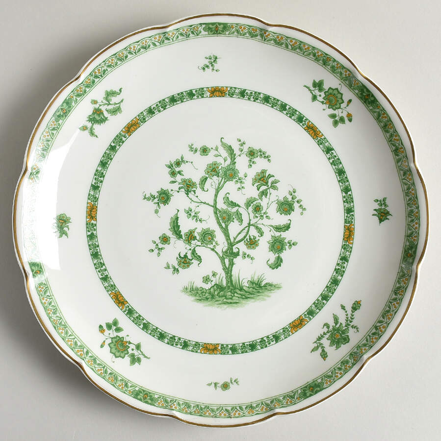 Bonneval (White, Isle De France Shape) 11" Chop Plate (Round Platter) by Haviland-1