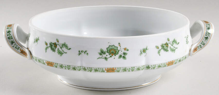 Bonneval (White, Isle De France Shape) Oval Vegetable No Lid by Haviland-1