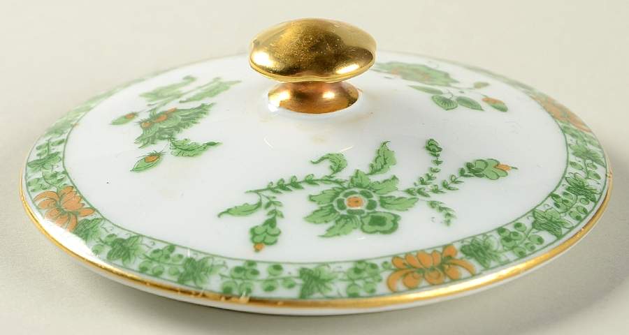 Bonneval (White, Isle De France Shape) Lid for Sugar Bowl by Haviland-1