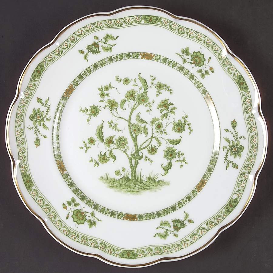 Bonneval (White, Isle De France Shape) Dinner Plate by Haviland-1