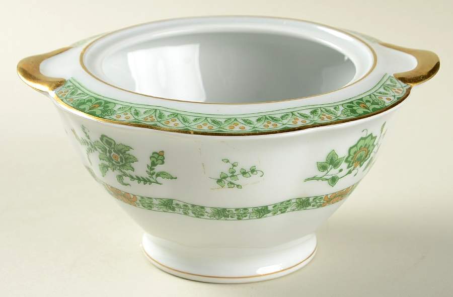 Bonneval (White, Isle De France Shape) Sugar Bowl No Lid by Haviland-1