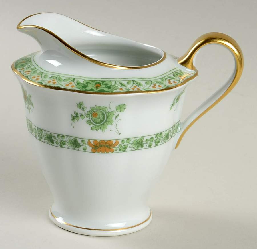 Bonneval (White, Isle De France Shape) Creamer by Haviland-1