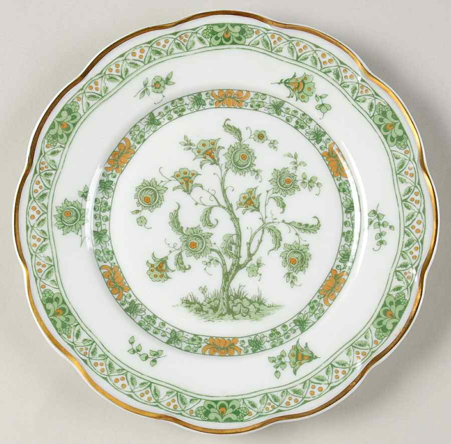 Bonneval (White, Isle De France Shape) Bread & Butter Plate by Haviland-1