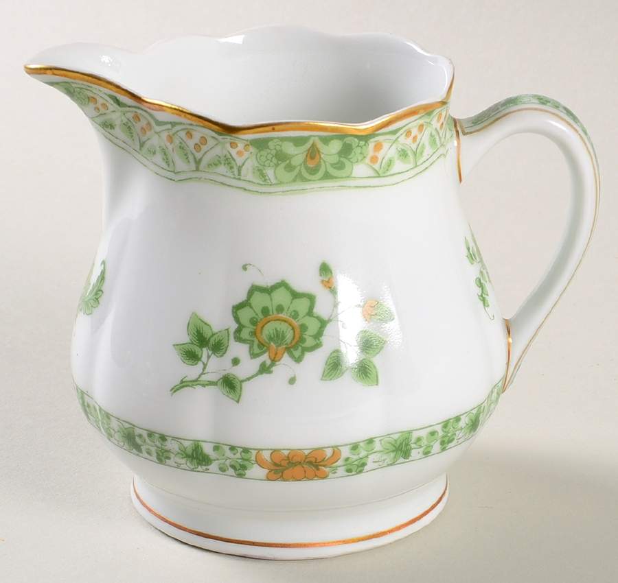 Bonneval (White, Isle De France Shape) Creamer by Haviland-1