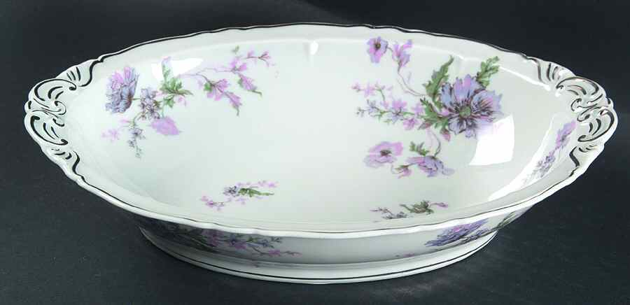 Bordeaux 9" Oval Vegetable Bowl by Haviland-1