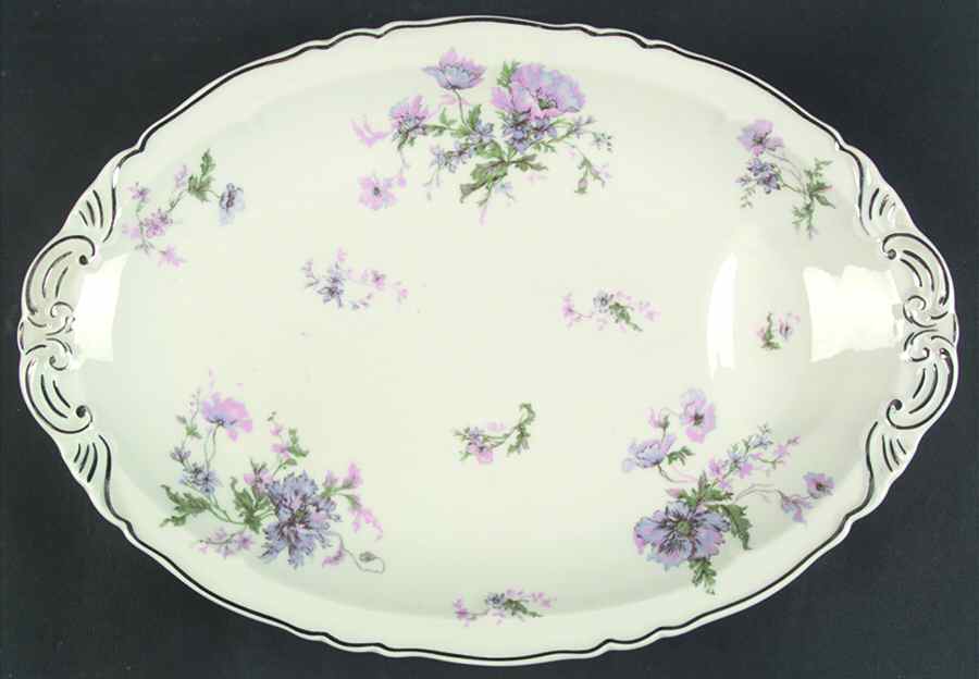 Bordeaux 13" Oval Serving Platter by Haviland-1