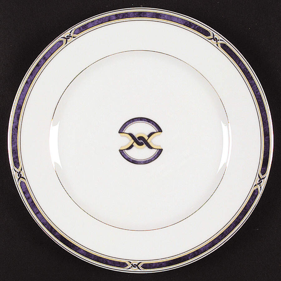 Boreal Blue Dessert Luncheon Plate by Haviland-1