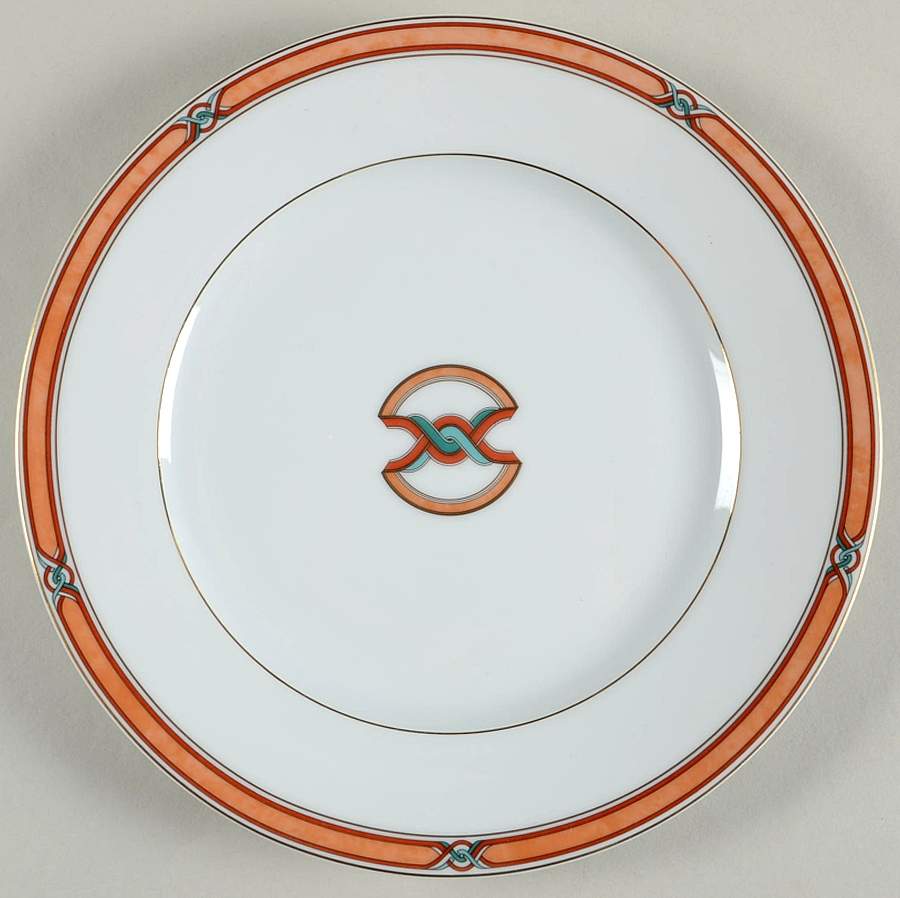 Boreal Coral Dessert Luncheon Plate by Haviland-1