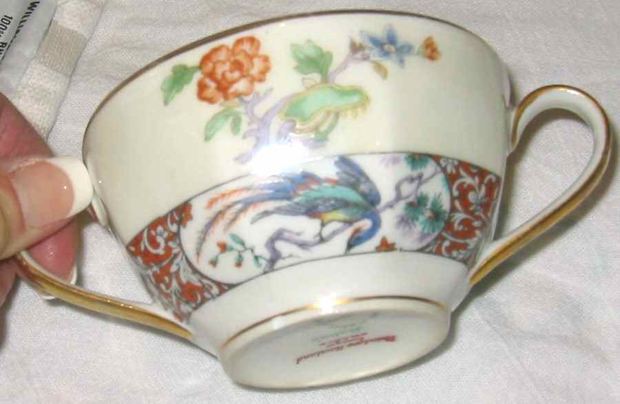 Bourbon Flat Cream Soup Bowl by Haviland-1