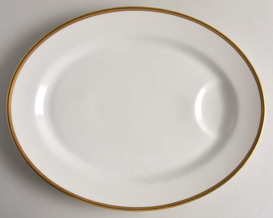 Breton (France) 15" Oval Serving Platter by Haviland-1