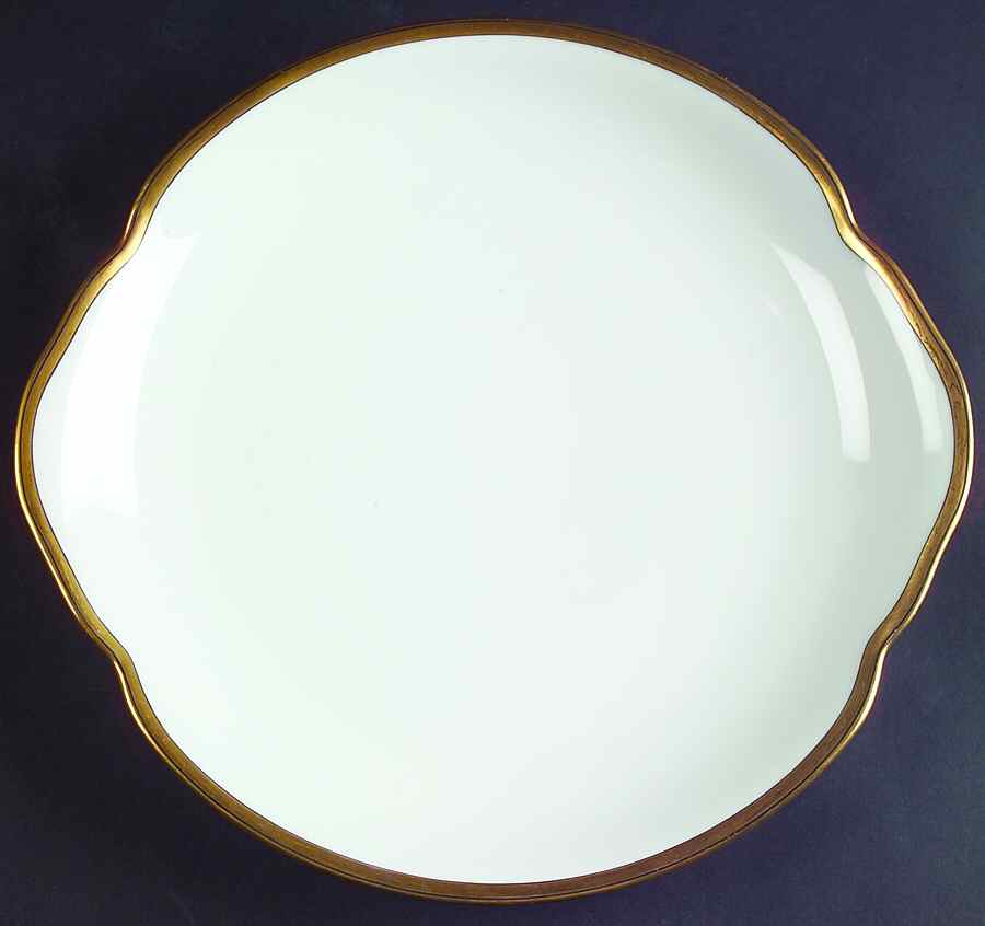 Breton (France) Handled Cake Plate by Haviland-1