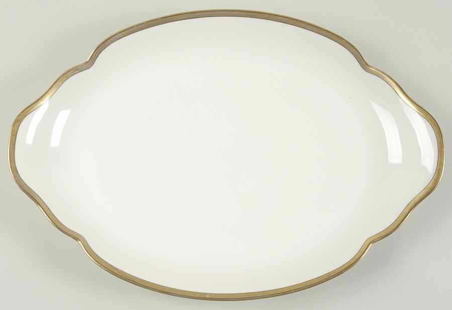 Breton (France) 14" Oval Serving Platter by Haviland-1