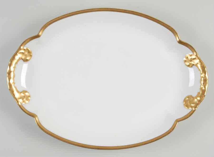 Breton (France) 14" Oval Serving Platter by Haviland-1
