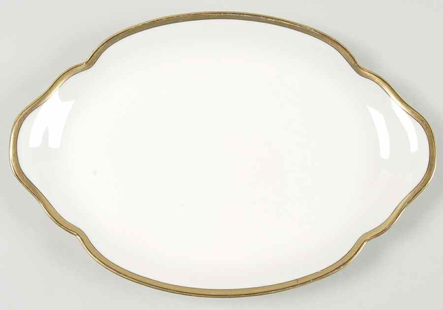 Breton (France) 11" Oval Serving Platter by Haviland-1