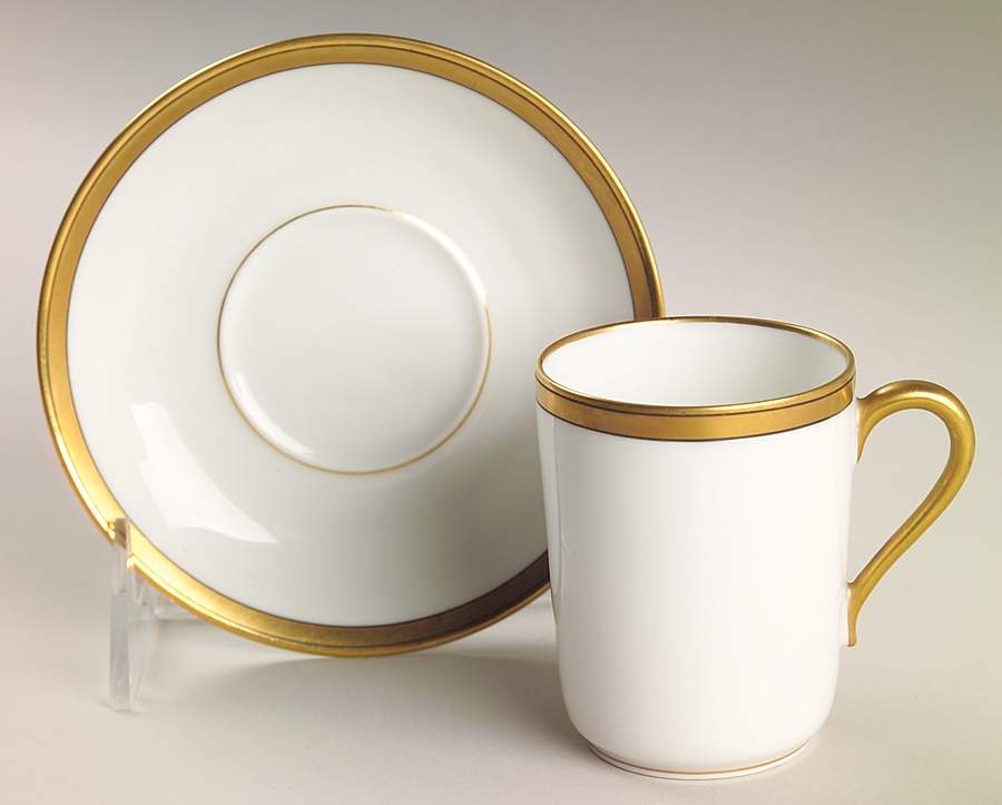 Breton (France) Chocolate Cup & Saucer Set by Haviland-1