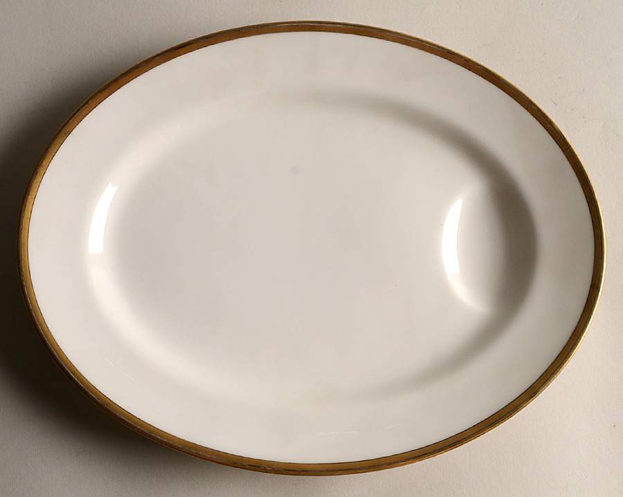 Breton (France) 11" Oval Serving Platter by Haviland-1
